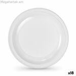 Ափսեների հավաքածու Algon Plastic 22 սմ 22 x 22 x 1,5 սմ 10 հատ (18 հատ)