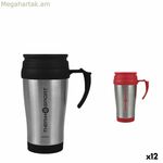 Ջերմային բաժակ կափարիչով ThermoSport Travel Red 400 մլ (12 հատ)