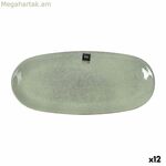 Մատուցման ափսե La Mediterránea Macarella կանաչ Օվալ 33 x 14,8 x 2,7 սմ (12 միավոր)