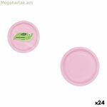 Ափսեների հավաքածու Algon Pink 20 սմ 10 հատ (24 հատ)