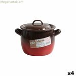 Կափարիչով կաթսա La Estrella Fuego ø 12 x 11 սմ (4 միավոր)