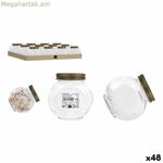 Ապակե բանկա La Mediterránea WOOD 280 մլ (48 միավոր)