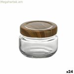 Ապակե բանկա La Mediterránea WOOD 140 մլ (24 միավոր)