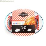 Ջեռոցի ամանների հավաքածու Ô Cuisine 334SA06 թափանցիկ ապակի
