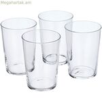 Luminarc Sidra թափանցիկ ապակե բաժակների հավաքածու 500 մլ խնձորօղի 4 հատ