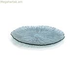 Հարթ ափսե Quid Mar de Viento Turquoise Glass (Ø 32 սմ) (6 հատ)