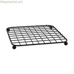 Սեղանի գորգ Quid Ebano սև մետաղական 18,5 x 18,5 x 1,5 սմ