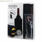 Գինու Աքսեսուարների Հավաքածու՝ Կոալա, Սև Մետաղական, 2 Հատ