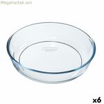 Տորթի կաղապար Pyrex Classic Vidrio թափանցիկ ապակուց, շրջանաձև 26 x 26 x 6 սմ, 6 հատ