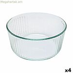 Ջեռոցի ձև Pyrex Classic Souffle 21 x 21 x 10 սմ թափանցիկ ապակի (4 հատ)