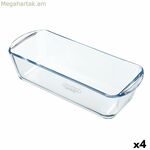 Ջեռոցի կաղապար Pyrex Classic Vidrio ուղղանկյուն թափանցիկ 32 x 12 x 8 սմ (4 հատ)