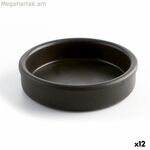Quid Barro Lux սև կերամիկական կաթսա Ø 14 սմ (12 հատ)