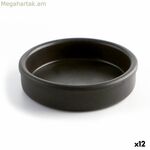 Quid Barro Lux սև կերամիկական կաթսա Ø 18 սմ (12 հատ)