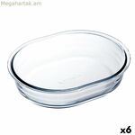 Տորթի կաղապար Ô Cuisine Ocuisine Vidrio թափանցիկ ապակե օվալաձև 19 x 14 x 4 սմ 6 հատ