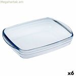 Ուղղանկյուն կաղապար Ô Cuisine Ocuisine Vidrio թափանցիկ ապակի 23 x 15 x 5 սմ ուղղանկյուն (6 հատ)