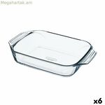 Ջեռոցի աման Pyrex Irresistible թափանցիկ ապակուց ուղղանկյուն 27,5 x 16,9 x 6 սմ (6 հատ)