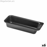 Ջեռոցի կաղապար Pyrex Magic ուղղանկյուն սև Ø 30 սմ (6 հատ)