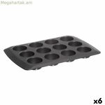 Մաֆինների սկուտեղ Pyrex Magic Black 31 x 26 x 4 սմ (6 հատ)