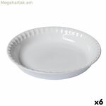 Տորթի կաղապար Pyrex Supreme սպիտակ կերամիկական կոփված ապակի շրջանաձև 25,5 x 25,5 x 4 սմ 6 հատ