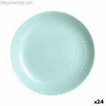 Հարթ ափսե Luminarc Pampille Turquoise Glass (25 սմ) (24 հատ)