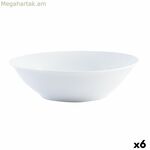Սալաթաման Quid Basic կերամիկական սպիտակ (23 սմ) (6 հատ)