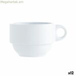 Թեյի և սուրճի բաժակ Quid Basic White 250 մլ (12 հատ)