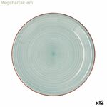 Հարթ ափսե Quid Vita Aqua Turquoise Ceramic Ø 27 սմ (12 հատ)