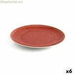 Հարթ ափսե Ariane Terra Ceramic Red (24 սմ) (6 հատ)