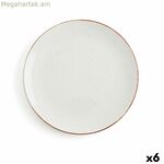 Հարթ ափսե Ariane Terra Ceramic Beige (Ø 29 սմ) (6 հատ)