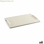 Խորտիկների սկուտեղ Quid Mineral Gres Beige Կերամիկական 35 x 23 սմ (6 հատ)