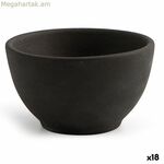 Խորտիկի աման Quid Mineral Gres սև կերամիկական 9 x 5 սմ (18 հատ)