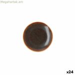 Հարթ ափսե Ariane Decor Ceramic Brown (Ø 15 սմ) (24 հատ)