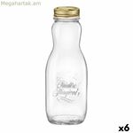 Շիշ Bormioli Rocco Quattro Stagioni թափանցիկ ապակի 1 լ (6 միավոր)