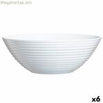 Սալաթաման Luminarc Harena սպիտակ ապակե (Ø 27,3 սմ) (6 հատ)