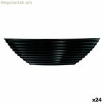 Luminarc Harena Negro սև ապակե աման 16 սմ (24 հատ)