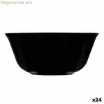 Luminarc Carine Negro սև ապակե 12 սմ բազմաֆունկցիոնալ աման (24 հատ)