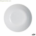 Խորը ափսե Luminarc Diwali Granit Grey կոփված ապակի (20 սմ) (24 հատ)