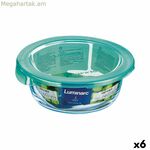 Կլոր ճաշի տուփ կափարիչով Luminarc Keep'n Lagon Turquoise 420 մլ 11,5 x 5,4 սմ ապակի (6 հատ)