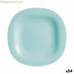 Հարթ ափսե Luminarc Carine Turquoise Glass (Ø 27 սմ) (24 հատ)