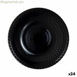 Խորը ափսե Luminarc Pampille Noir սև ապակի 20 սմ (24 հատ)