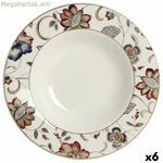Խորը ափսե Queen's By Churchill Jacobean Floral Ceramic ճենապակյա սպասք 22,8 սմ (6 հատ)