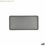 Խորտիկների սկուտեղ Bidasoa Gio սև պլաստիկ 24 x 11,5 սմ (12 հատ)