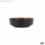 Խորտիկի աման Bidasoa Gio շագանակագույն պլաստիկ 12,5 x 12,5 սմ 12 հատ