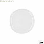 Հարթ ափսե Ariane Earth կերամիկական սպիտակ Ø 27 սմ (6 հատ)