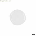 Հարթ ափսե Ariane Earth կերամիկական սպիտակ Ø 21 սմ (12 հատ)