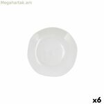 Խորը ափսե Ariane Earth կերամիկական սպիտակ 23 սմ (6 հատ)