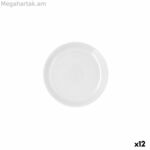 Հարթ ափսե Ariane Artisan կերամիկական սպիտակ Ø 21 սմ (12 հատ)