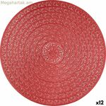 Սեղանի գորգ Quid Habitat կարմիր պլաստիկ Ø 38 սմ (12 հատ)