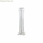 Սուրճի պարկուճների կազմակերպիչ DKD տան դեկոր արծաթագույն մետաղական պլաստիկ 13 x 13 x 37 սմ