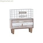 Շաղախ և մանգաղ DKD Տան դեկոր Փայտ Մետաղ 26,5 x 10,5 x 28,5 սմ Ձուկ